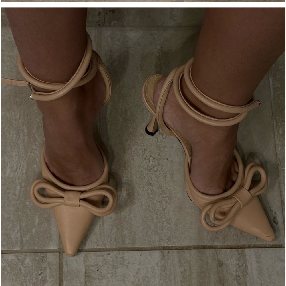 Mach & Mach double bow sling backs - Picture 8 of 8